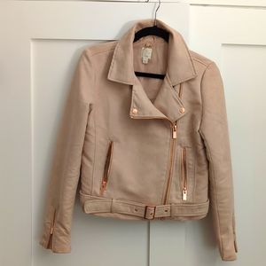 LC Lauren Conrad Runway pink suede jacket